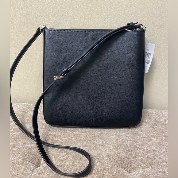 Kate Spade New York Black Sadie Crossbody Bag Saffiano Leather NWT - Picture 2 of 6
